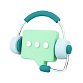 E-commerce Icons Collection Featuring Shopping Cart AI Cloud User Avatar Headphones And Charts