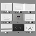 Control panel switch 3d model