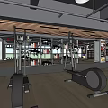 Spacious Fitness Studio With Yoga Mats Equipment Racks And Natural Light