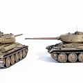 Detailed Military Tank Models With Turrets And Tracked Wheels For Collectors