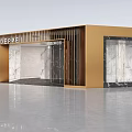 DEPPEI Ashen Aesthetic Granite Tile Showroom With Modern Glass Doors And Marble Design