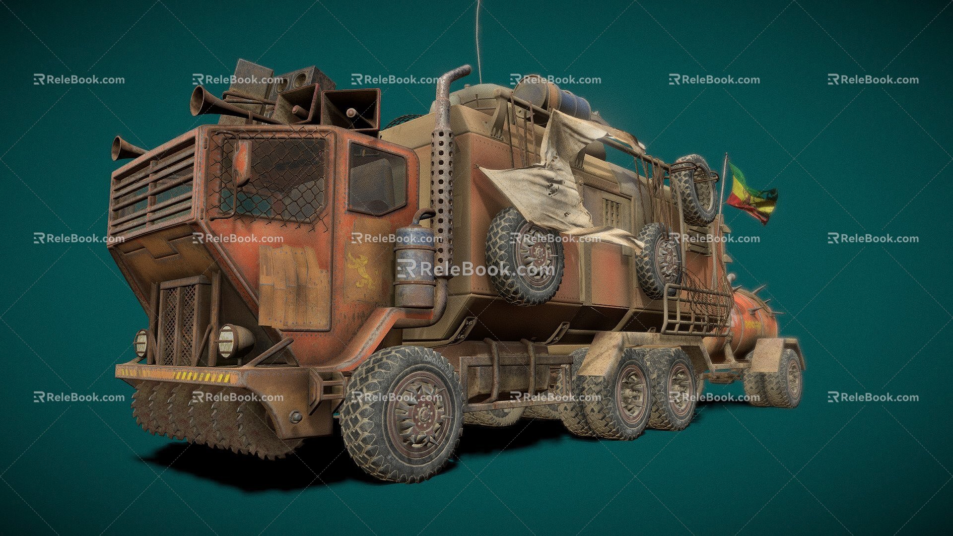 Weapon Monster Truck 3d model