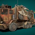 Weapon Monster Truck 3d model