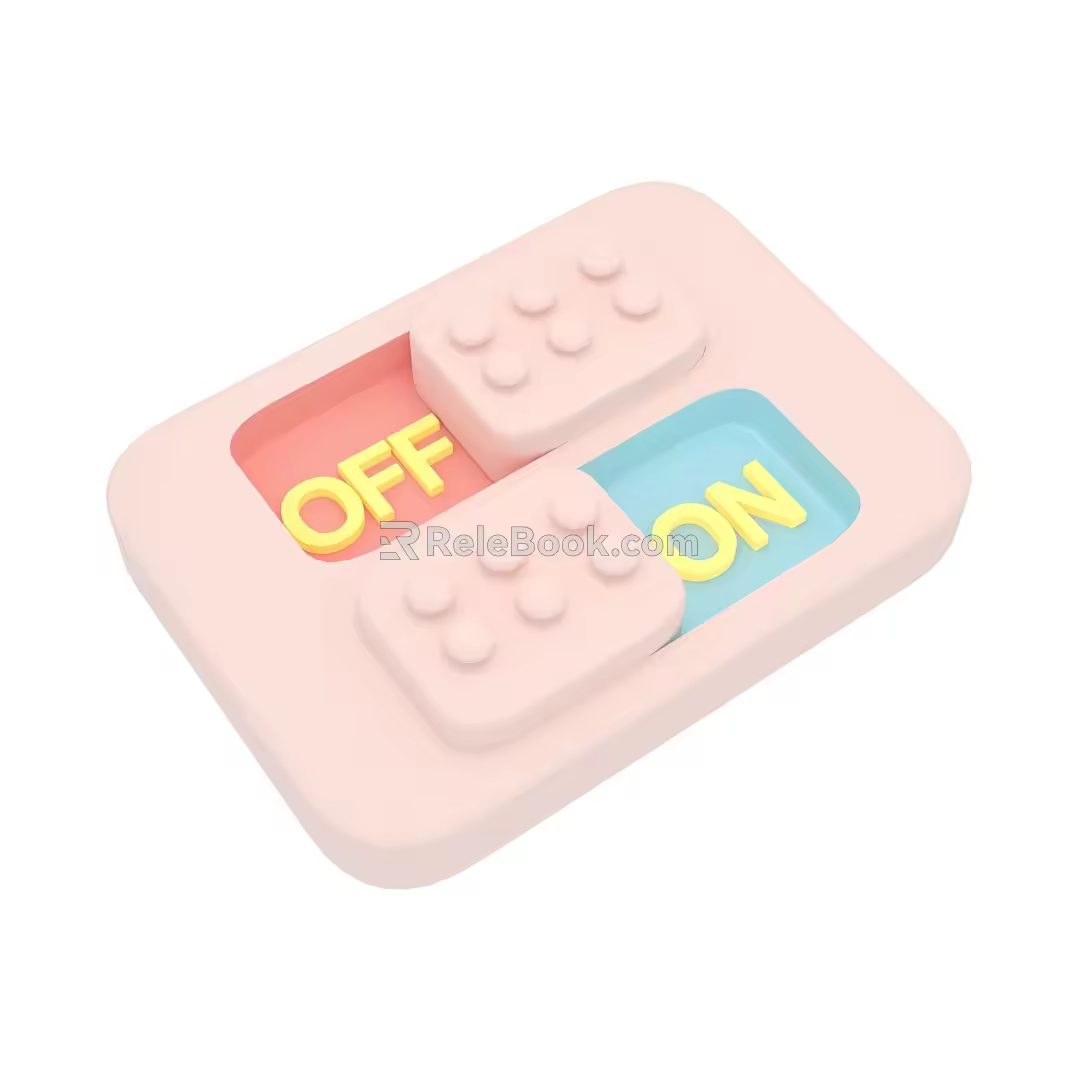 switch stereo switch 3d model