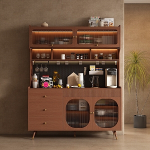 Middle Style Sideboard 3d model