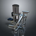 Strength Training Fitness Machine With Seated Position And Metal Frame Design