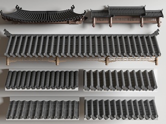 Chinese eaves 3d model