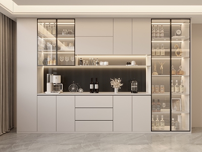 Wine Cabinet model