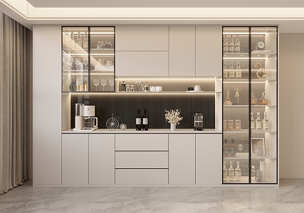 Wine Cabinet 3d model