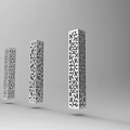 Modern Column Hollow Column 3d model