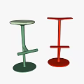 Modern bar stool 3d model
