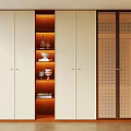 Middle style wardrobe 3d model