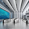 Modern Control Center Intelligent Center Data Center Command Center Dispatching Center Monitoring Room Large Screen Visualization Digital Twin Command Center 3d model