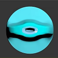 Sleek Blue Cylindrical Household Item For Daily Use With Smooth Modern Design