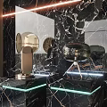 Modern table lamp 3d model