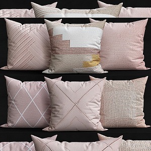 Modern Pillow Fabric Pillow 3d model