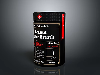 Strain Cellar Peanut Butter Breath Flavor 1 Flavored Baking Flour Product 3d model
