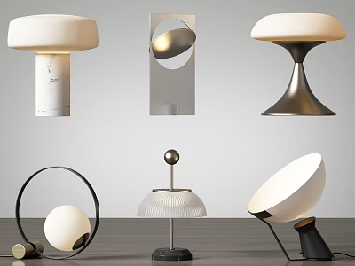 Modern table lamp 3d model