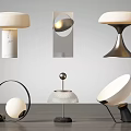 Modern table lamp 3d model