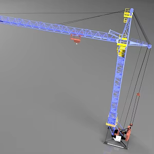 tower crane tower crane 3d model