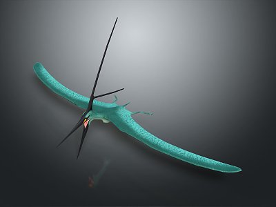 Modern Dinosaur Jurassic Pterosaur Longnecked Dinosaur 3d model