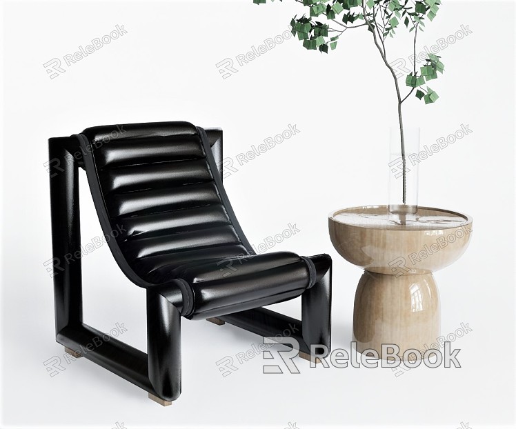 Modern Recliner Single Sofa Casual Chair Casual Sofa Side Table Coffee Table model