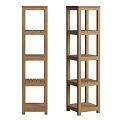 Qui Ji Vintage Storage Rack Bathroom Rack 3d model