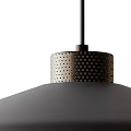 Modern Minimalist Pendant Lights with Black and White Shades for Home Interior Design