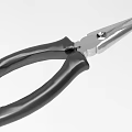 Durable Industrial Long Nose Pliers With Black Handles And Metal Jaws