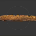 Freshly Baked Golden Brown Cookie With Crunchy Edges And Soft Center