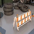 Diverse Range of Industrial Equipment Including Trash Bins Trailers Barriers Cones And Parts