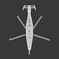 Modern Black Helicopter Featuring Sleek Aerodynamic Design And Yellow Rotor Tips