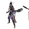 Modern Game Character Three Kingdoms Unparalleled Character Man 3d model