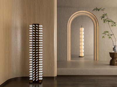 Modern floor lamp model