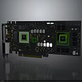 High Performance Graphics Card With Dual GPU Chips and Advanced Electronic Circuit Board Components