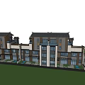 Modern Townhouse Exterior Design With Multiple Windows Balconies And Landscaped Garden