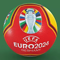 Official UEFA EURO 2024 Germany Football with Colorful Logo and Design