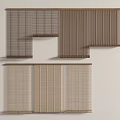 Modern Stylish Curtain Designs With Horizontal And Vertical Slats For Home Decor