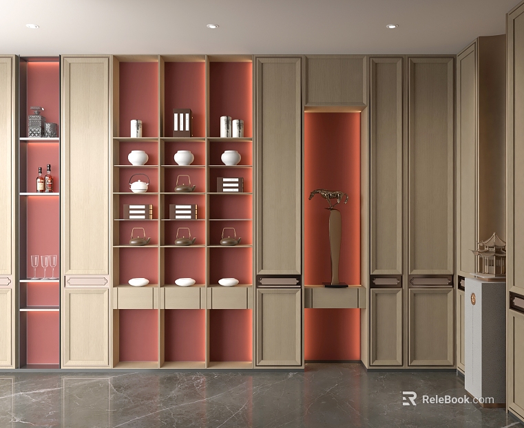 Decorative cabinet texture