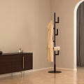 Modern Coat Racks with Various Designs Wooden Black White Colors Hanging Clothes and Bags