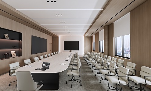 Conference Room Conference Table Negotiation Room 3d model