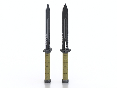 dagger fruit knife saber 3d model