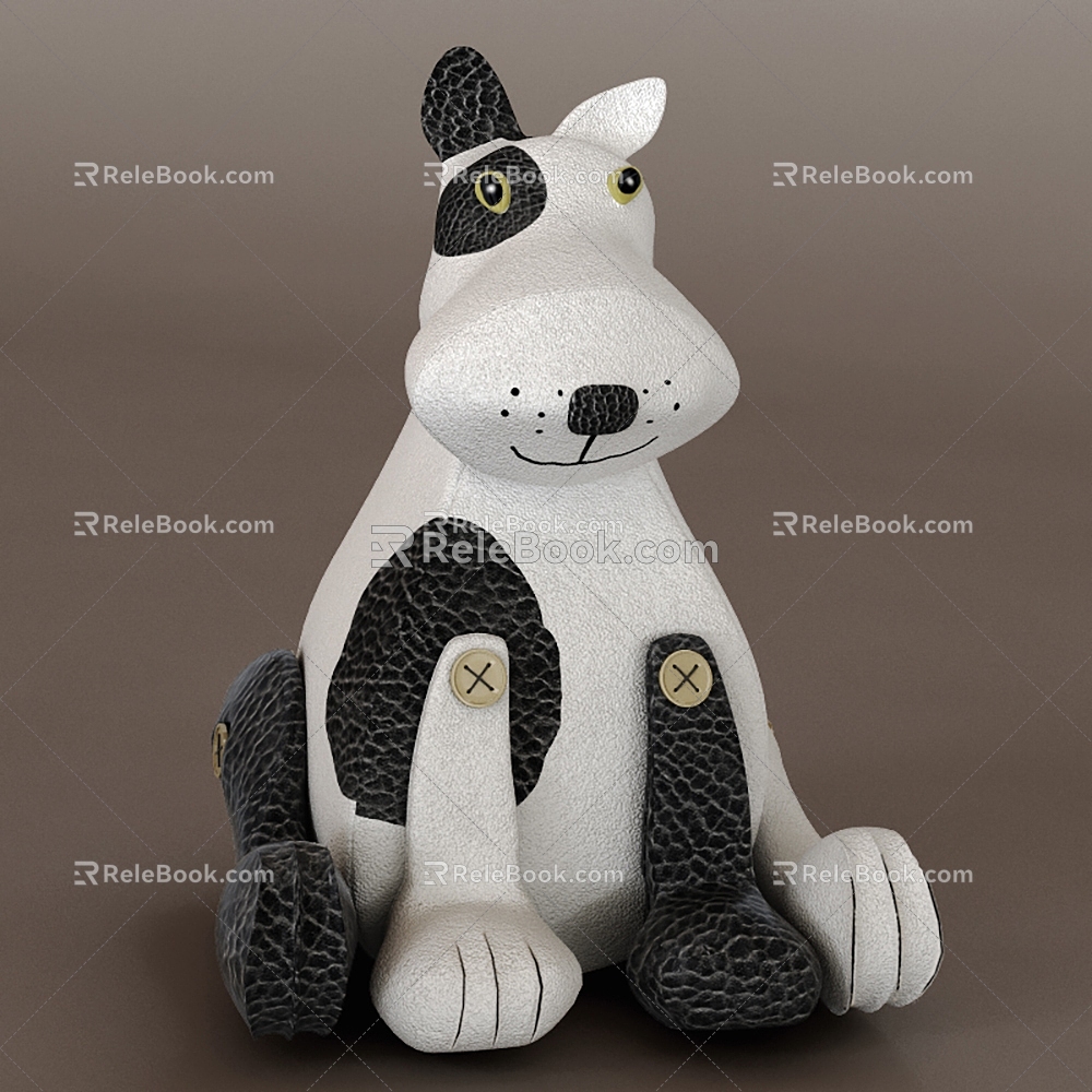 Dalmatians animal ip ornaments 3d model