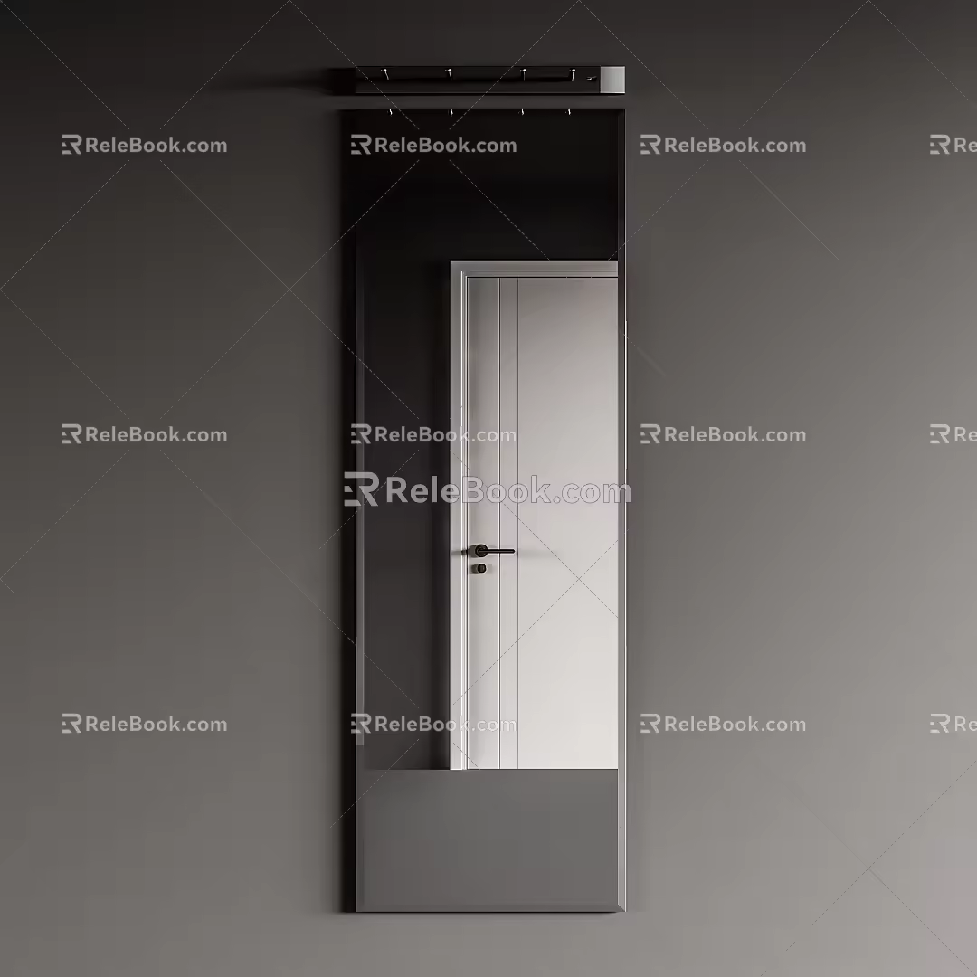 modern full-length mirror full-length mirror 3d model