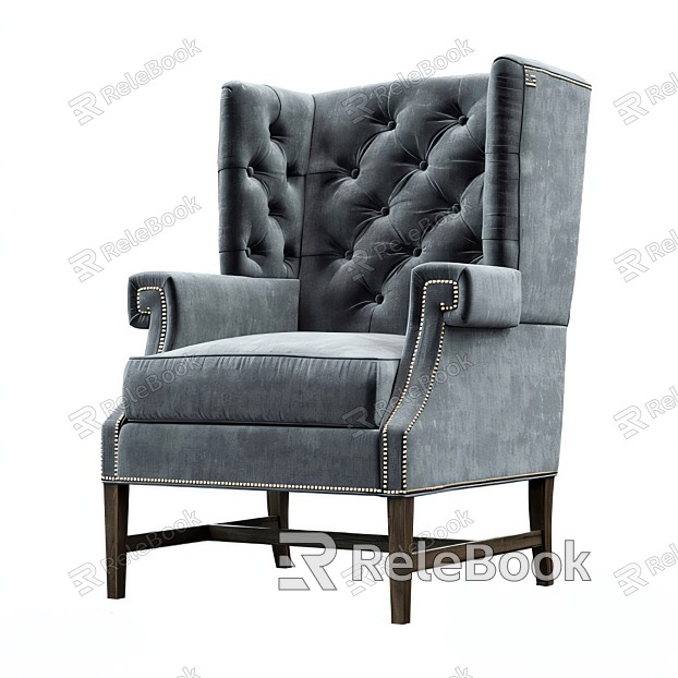 European Style Single Sofa Leisure Chair Sofa Chair model