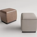 Modern Sofa Stool Low Stool Pier 3d model