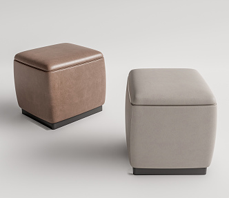 Modern Sofa Stool Low Stool Pier 3d model