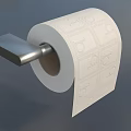 Bathroom Toilet Paper Roll with Sturdy Metal Holder for Modern Home Use