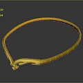 Elegant Gold Bracelet With Smooth Surface And Classic Clasp Design For Fashion Accessories