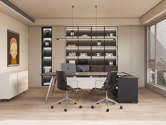 Modern Manager's Office 3d model